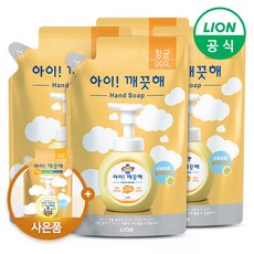 아이깨끗해 핸드워시 파우더향 리필, 450ml, 4개