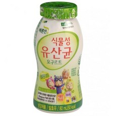 식물성유산균요구르트 80ml 풀스키친 냉장, 1개