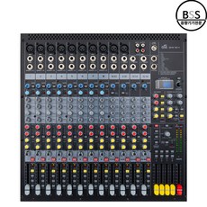 GNS GMX16.4 오디오믹서 16채널 오디오인터페이스 이펙터 USB 스튜디오 홈레코딩, GMX-16.4
