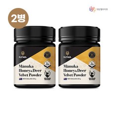 [NZMA] [싱글] 녹용 마누카꿀 UMF 15+ (250g X 2병), 상세 설명 참조