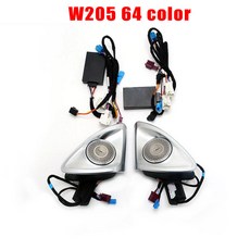 LED 트위터 경적 W223 주변 스피커 조명 메르세데스 W205 오디오 W213 차량용 4D 벤츠 개조 마이바흐 64 키트 회전, W205 4D 64C Tweeter, 1개