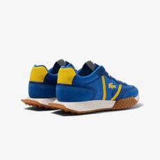 LACOSTE L-SPIN DELUXE 3.0 MEN'S TEXTILE SNEAKERS 46SMA0116 Blue/Gum ACL