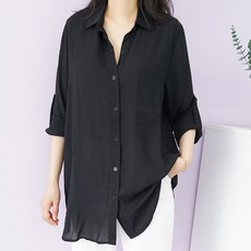 쉬폰롱블라우스