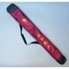 죽도집 검낭 태극 무술 옥스퍼드 칼집 두꺼운보호 캔버스 더블층 자수 기계 국다용도, T11-레드 108CM기본 더블층 패키지 인쇄 자수가