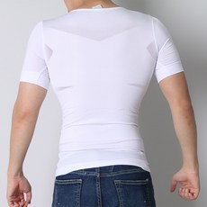 [바보사랑] NPF 남자 보정 반팔 속옷 뱃살 체형 가슴 압박 티셔츠
