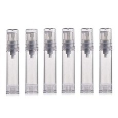 EOM 6PCS 10ml 빈 클리어 리필 가능 에어리스 진공 펌프 크림 로션 병 휴대용 메이크업 화장품 여행용 병 세면 용품 에 - E042207C73HNHM0, 기본