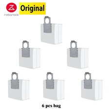 Roborock S7 MaxV 울트라 예비 부품 필터 측면 및 메인 브러시 천 먼지 봉투 S7maxv 플러스 로봇 진공 청, 03 dust bag 6pcs