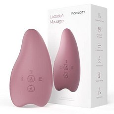 Momcozy 온난화 전동 수유 마사지기 2-in-1 모유 수유를 위한 부드러운 유방 막힌 덕트에 대한 열 + 진동 조절 우유 흐름 개선 울혈, 1팩, Red