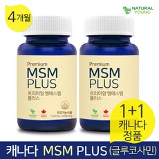 브랜드없음 [1+1]프리미엄 MSM PLUS 글루코사민/비타민D/4개월분, 선택완료, 단품없음