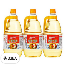 백앤 화미 양조식초, 1.8L, 33개