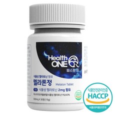 헬스원큐 식물성 멜라토닌 2mg 함유 멜라톤정, 1개, 30정