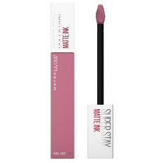 로레알 MAYBELLINE NEW YORK 메이블린 뉴욕 메이블린 슈퍼 스테이 매트 잉크 180 핑크 계열 밀키한 로즈핑크 립틴트, 단일, 1개