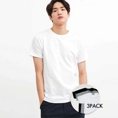 지오다노 최다판매남여공용 라운드 이너용 3팩 면 반팔티 교복 243801 1421169