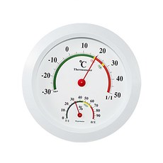 Health Living類比溫濕度計 N-160, 1個, 混色