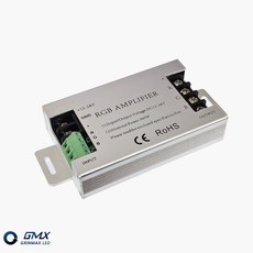그린맥스 LED증폭기 RGB(메탈) 360W DC12V-24V / LED바 컨트롤러 전원 출력 용량 확장 제어장치 조명 모듈, 1개