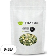 바로한끼 동결건조 대파, 100g, 5개