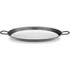 Vaello La Valenciana 라 발렌시아 철강 발렌시아 빠에야 팬을 번쩍 30cm 30cm 실버, 상세페이지참조
