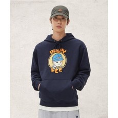 리 LEE 버디리 그래픽 후드 티셔츠 네이비 LE2403HD14NA 271382