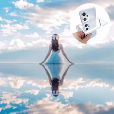 [MantaX] 여행필수 인싸템 휴대폰 반사카메라 인생사진 촬영 반사판 거울 택1, 블랙, 1개