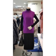 [시에로][18F/W]앞뒤 편차 비비드 니트 조끼(SF1KTF610)(갤러리아)
