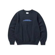 [국내매장정품] 디스이즈네버댓 Title Logo Crewneck Navy