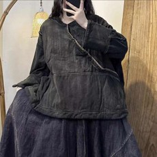 마고자 여성정장이너 어른한복 사무실가디건 빅사이즈 누빔
