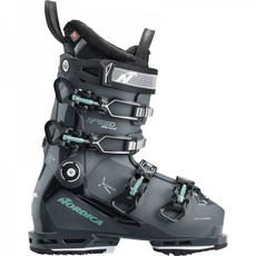 Nordica 스키장비 Speedmachine 3 95 Ski Boots Womens 2024, Anthracite/Black/Green, 23.5