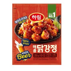 하림 매콤닭강정 250g, 3팩, 3개