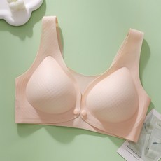 큐엔유 단추형 편안한 빅사이즈 산모 임산부 수유 브라