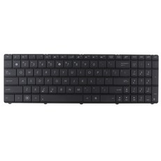 FWT ASUS X54H / X54 / X54C / X54L / X54XI / X54XB / X54HY의 새로운 노트북 키보드 교체, 13.58x4.37 인치, 검은, 플라스틱 + 금속