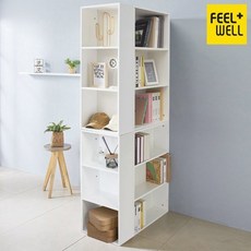 필웰 무노 멀티파티션 양면수납장세트 800수납장 2개 ST9585, 화이트