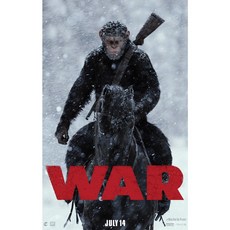 JMV-559 혹성탈출 종의 전쟁 대형 부직포 족자 영화 포스터 브로마이드