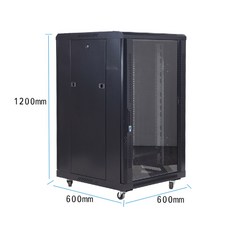 네트워크 장비 허브 서버랙 단자함 진열함 시스템 선반 통신렉, 31 1 2미터 높이 22U 600미터 폭 600미터, 0x0x0cm