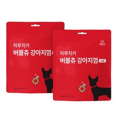 펫생각 강아지 하루치카 버블츄 강아지껌 소형 21p, 치아관리, 168g, 2개 - 펫생각하루치카