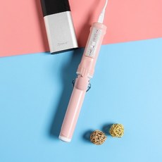 무선 휴대용 미니 고데기, 화이트, 기본