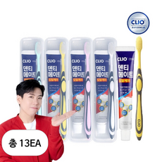 크리오 덴티메이트 휴대용 칫솔 치약 4p 세트, 50g, 13세트