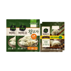 비비고 왕교자1.05kg x2 + 수제진한고기만두 400g x2, 1개