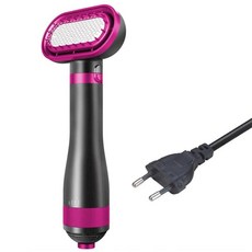 반려동물 헤어 드라이어 고양이 강아지 그루밍 빗 기어 저소음, 1개, 2.EU-Red