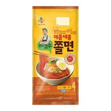 CJ 밀당의고수 쫄면 4인, 908g, 20개