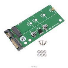 [해외] M.2 SSD 2.5 &QUOT;SATA 3 어댑터 카드 (30426080MM M.2 SSD 하드 드라이브 나사 포함) 고, 상세내용표시, 상세내용표시