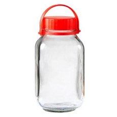 발룬피니 손잡이가 있는 다용도 유리 과실주 담금주병, 5L, 1개