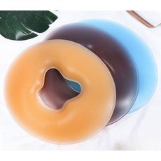 마사지샵 베개 실리콘 안면베개 경락 스포츠마사지 피부샵 피부관리실 얼굴베개, B. 회색 - 둥근 베개