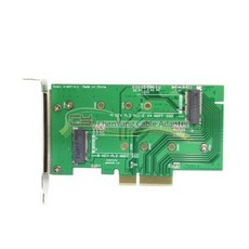 [해외] M.2 NGFF PCIE 4 레인 SSDPCIE 3.0X4 및 NGFFSATA 어댑터 (SAM SUNG XP941 용) LITEON IT M6E (로우 프로파일 브래킷 포, 상세내용표시, card
