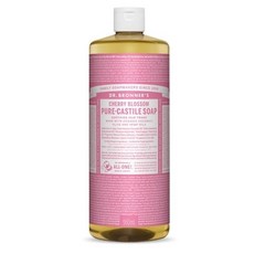 [닥터브로너스] 친환경 체리블라썸 자스민 퓨어 캐스틸 솝 4종 용량, 1개, 950ml
