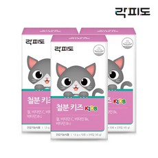 철분 키즈30포 3박스 (3개월분), 45g, 3개