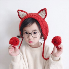 무.료.배.송 - 따듯한 귀여운 러블리 아동 고양이 귀도리
