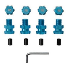 Ky-RC Trx4 110 Maxx Small X 알루미늄 합금 17mm 길이의 육각형 어댑터 일방적으로 10mm 확장 (파란색), Blue_One Size, Blue_One Size, Blue