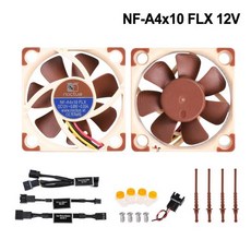 noctua NF-A4x10 flx 40mm 12 v 5 v 40x40x10 냉각 팬 4010 사일런트 쿨러 팬 라디에이터 3d 프린터, 02 5V