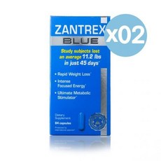 Zantrex Blue 잔트렉스 블루 84캡슐 2팩, 2개, 84정