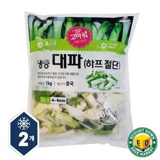 냉동 반가르기 대파, 2개, 1kg